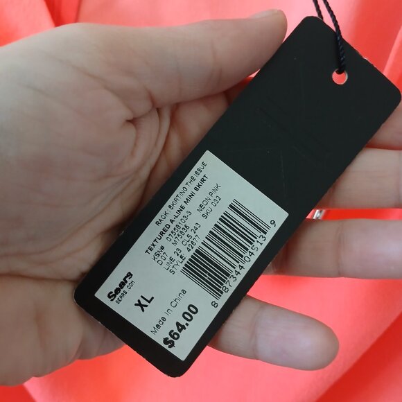 Kim Kardashian Womens Blazer and Pencil Skirt Set Hot Pink Long Sleeve SZ XL NWT - Picture 13 of 16